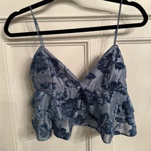 Velvet Dress Forum Crop Blouse